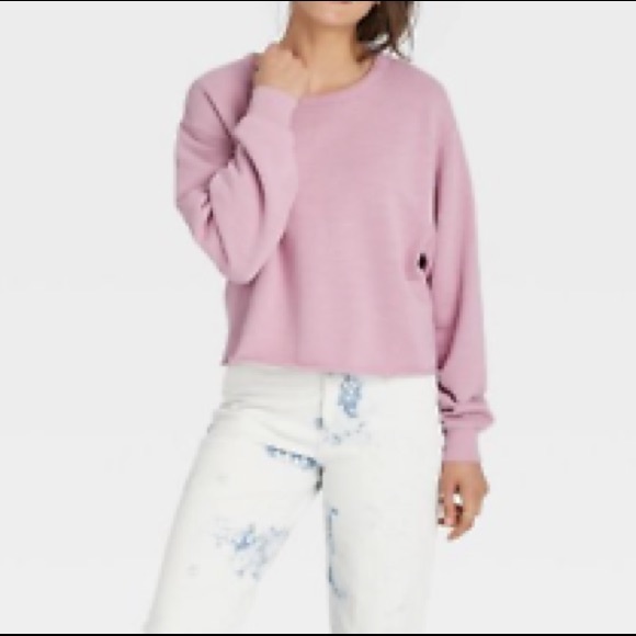 Universal Threads Purple Sweatshirt - Picture 2 of 5